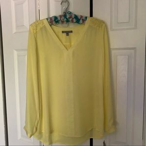 Yellow Chiffon Top